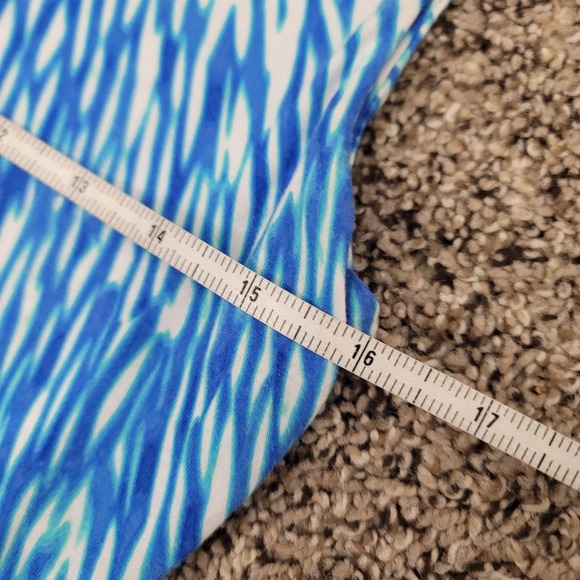 Athleta Reef Print Dress in Blue Ombre #472 - Picture 7 of 8